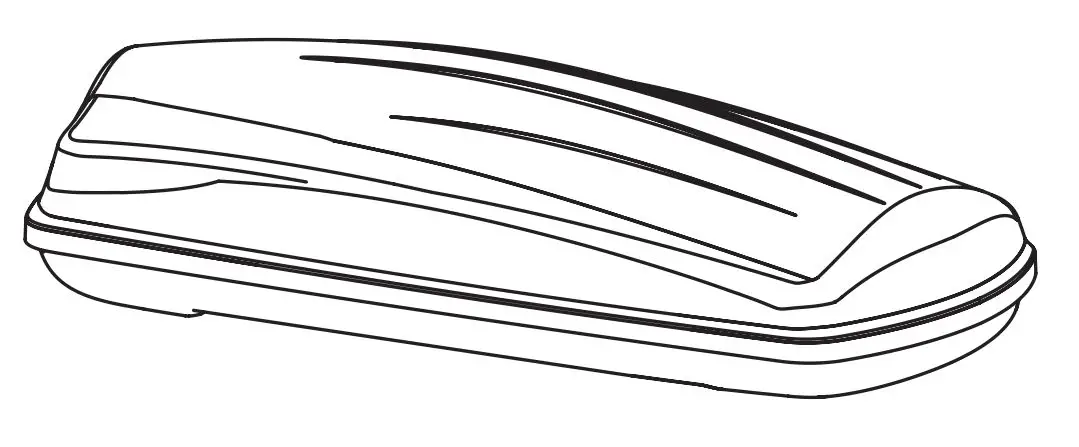 Modula Ciao 340l Gloss Black Roof Box Installation Guide