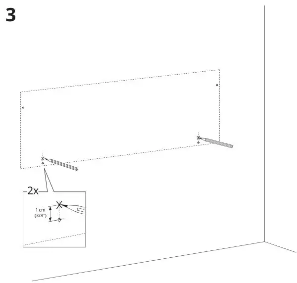 IKEA Larbro Mirror Installation 11