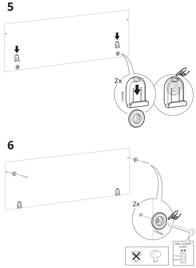 IKEA Larbro Mirror Installation 13