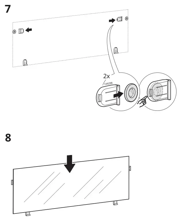 IKEA Larbro Mirror Installation 14