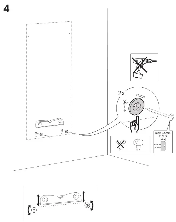 IKEA Larbro Mirror Installation 4