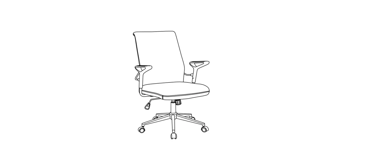 Deyi 9009-b Us122 Office Chair Instruction Manual