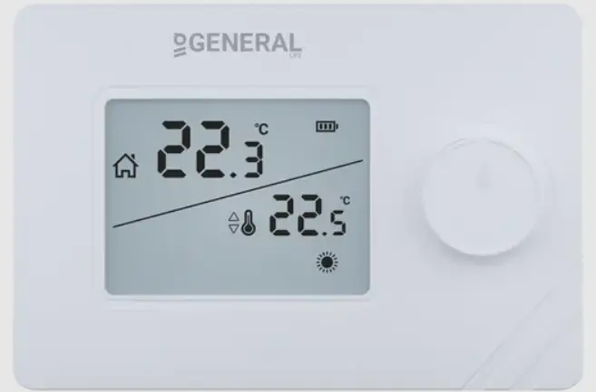 GENERAL LIFE MITRA 260S RF Room Thermostat product