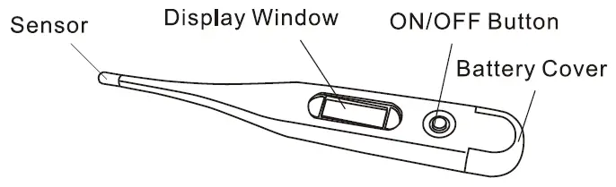 Digital Clinical Thermometer Kd-118 Instruction Manual