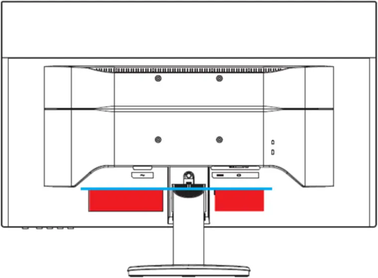 hp P27v G4 - Locating the serial number 1