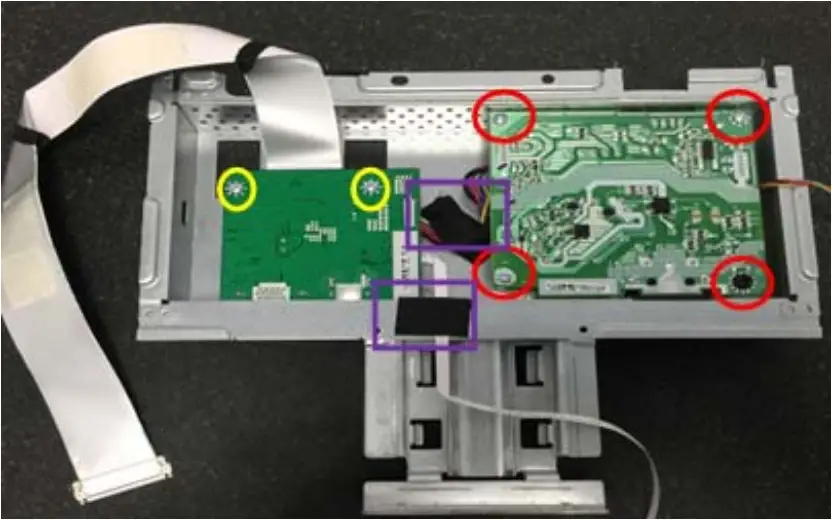 hp P27v G4 - Remove MB &PB from shielding case 2