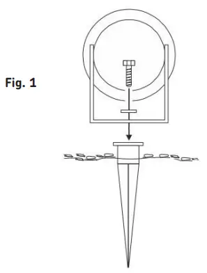 Knightsbridge-SPIKE4BL-IP65-4W-335lm-3000K-LED-Wall-or-Spike-Light-FIG 1