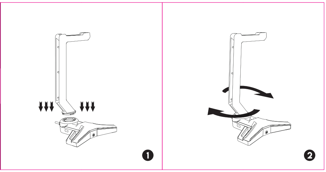 FANTECH TOWERII AC304PRO RGB Headset Stand