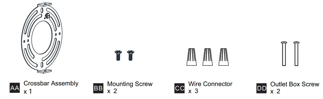 QUOIZEL PRC8633BN, PRC8633MBK Prescott Bath Light - fig 3