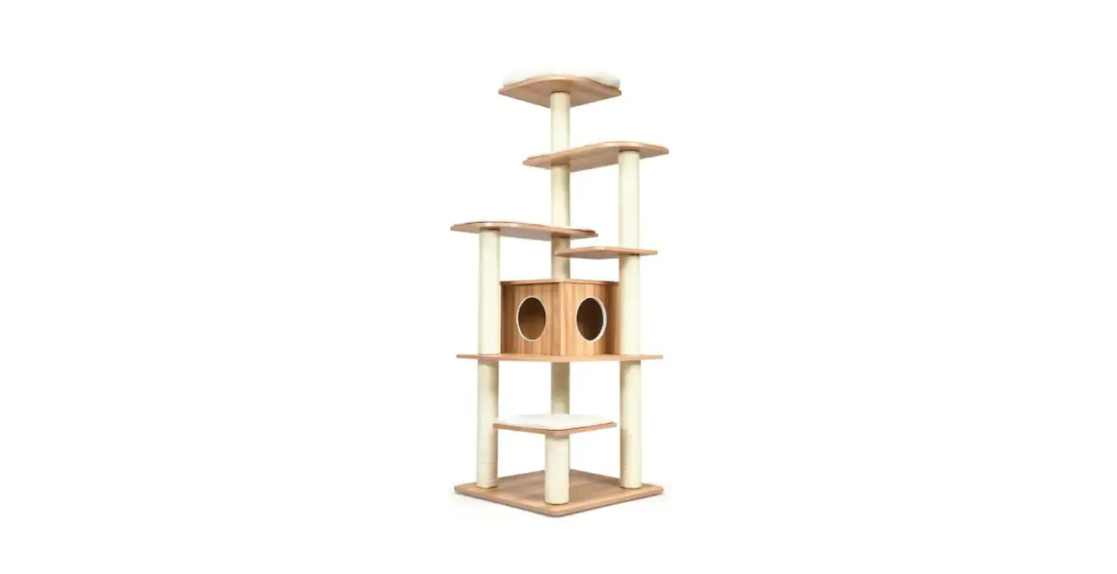 Forclover Amt0082 Wooden Cat Tower Instruction Manual Forclover Amt0082 Wooden Cat Tower Instruction Manual