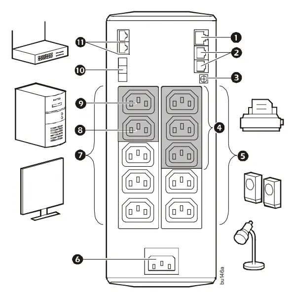 APC BR1200GI Power Saving Back-UPS Pro 1200 230V - fig 4