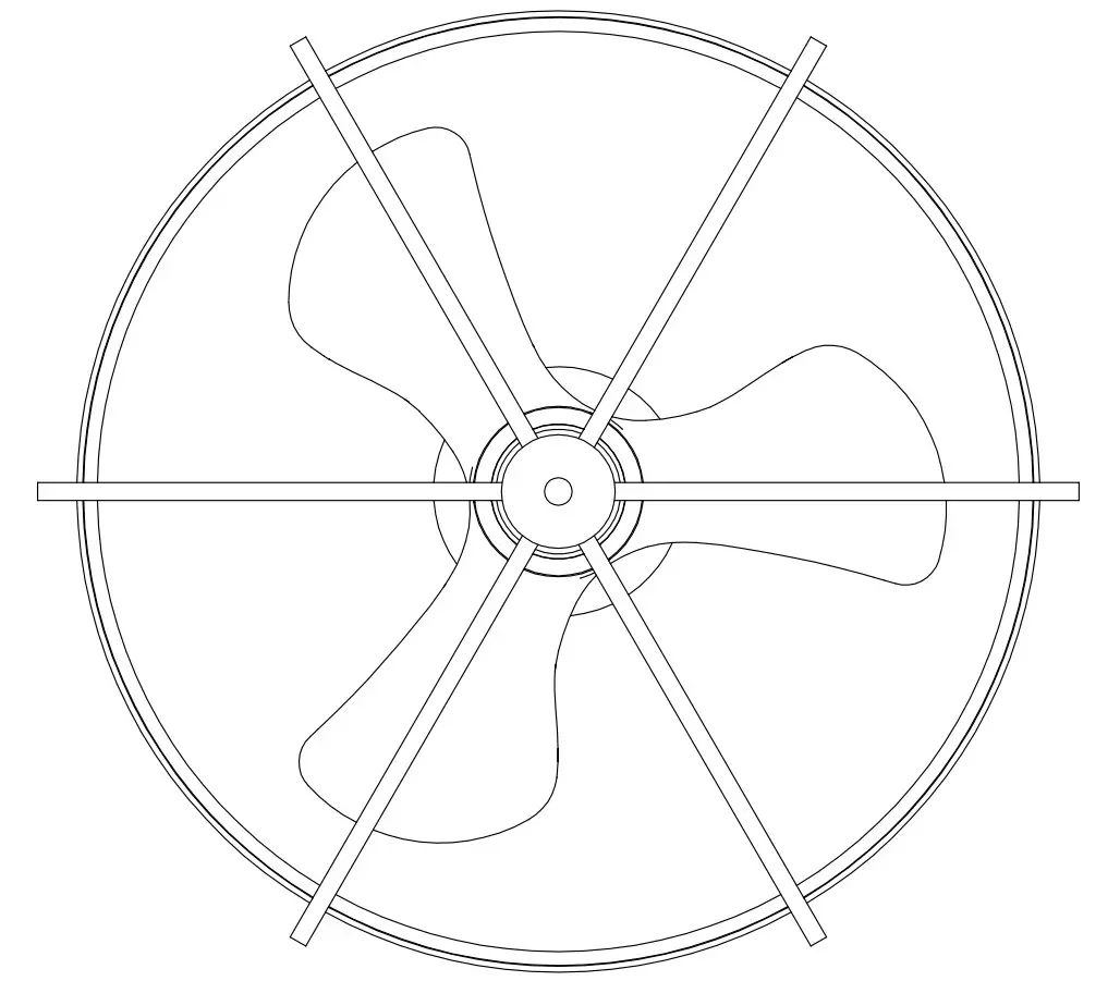 FLINT GARDEN BBA534002CAFG Black Reversible 3 Blades Ceiling Fan - Figure 10