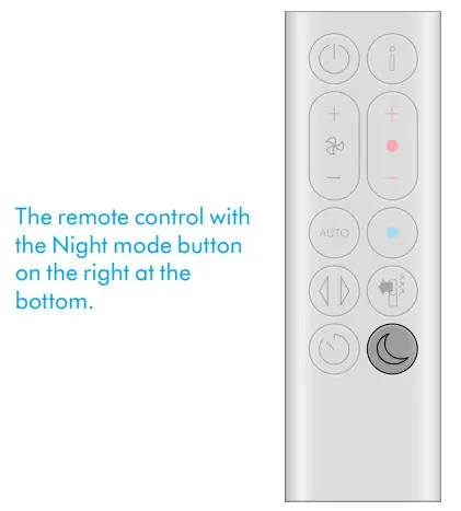 Dyson HP04 Pure Hot plus Cool Purifying Heater+Fan - Night mode