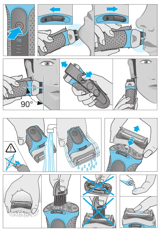 BRAUN 3080 Series 3 Shaver for Men - fig 3