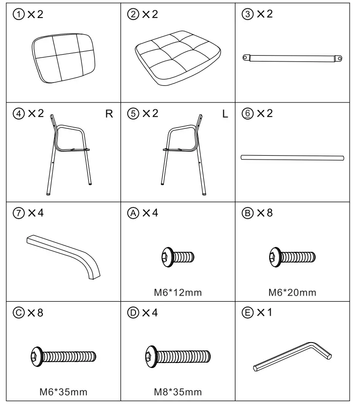 Yaheetech 612526 Dining Room Chairs-fig2
