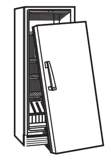 AMANA AZF33X16DW 16 CU FT Upright Freezer - fig