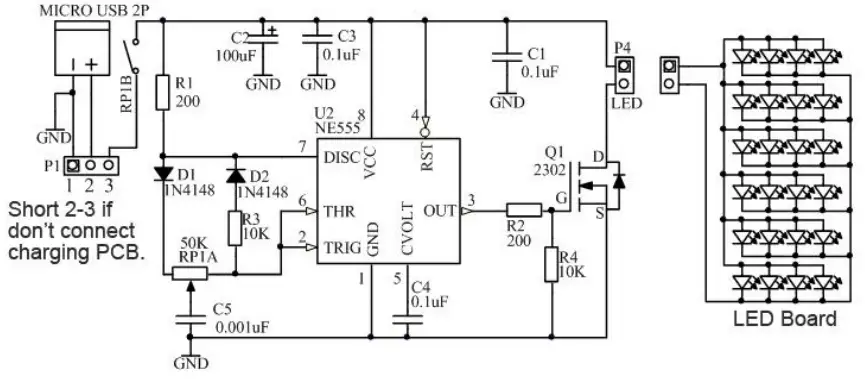 ICStation GY20781 1 LED Dimming Table Lamp DIY Kit-fig1