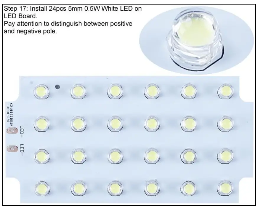 ICStation GY20781 1 LED Dimming Table Lamp DIY Kit-fig11