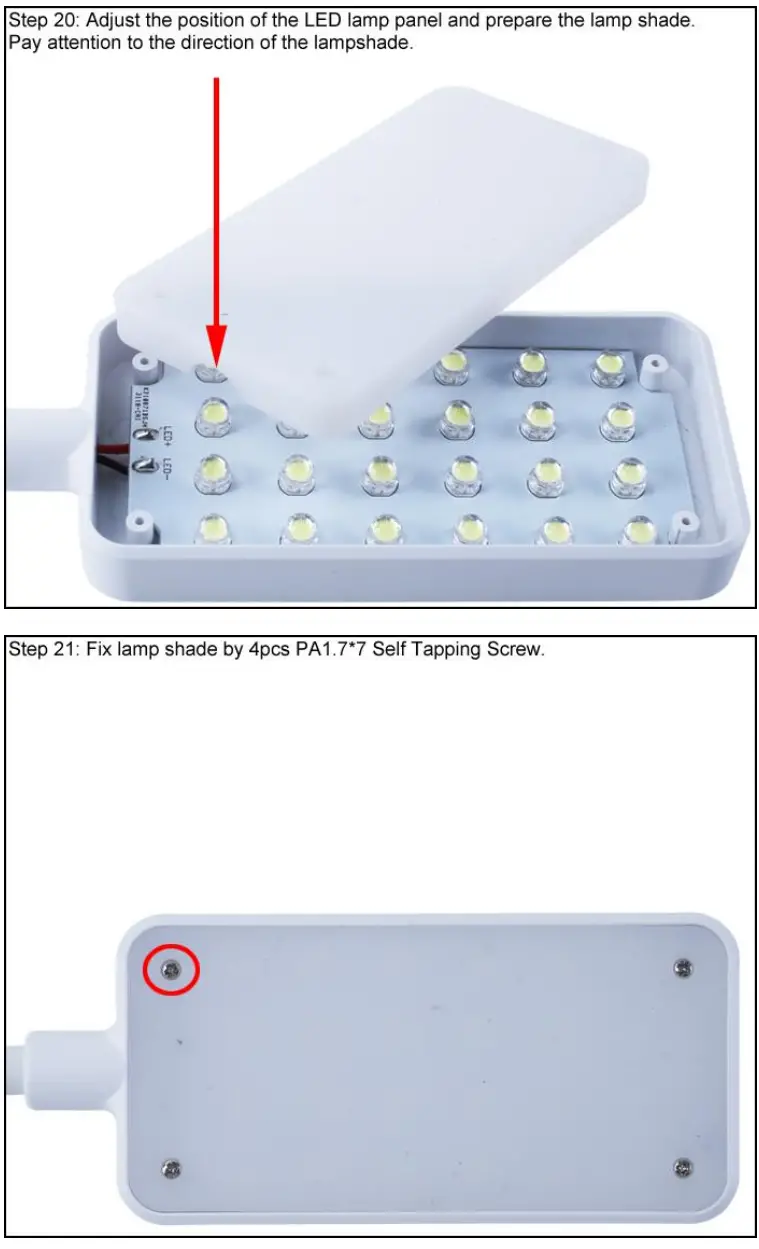 ICStation GY20781 1 LED Dimming Table Lamp DIY Kit-fig13
