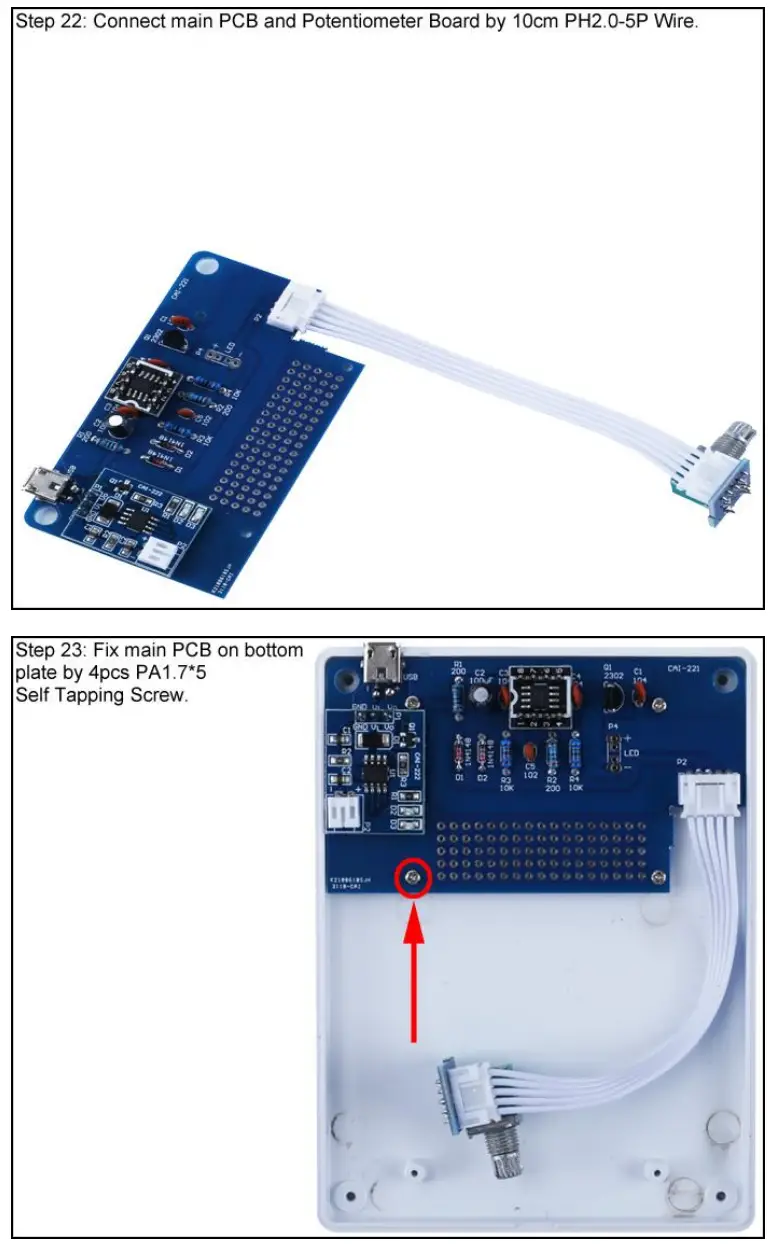 ICStation GY20781 1 LED Dimming Table Lamp DIY Kit-fig14