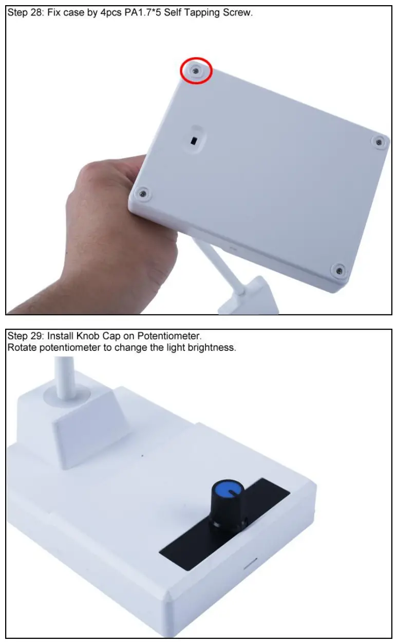 ICStation GY20781 1 LED Dimming Table Lamp DIY Kit-fig17