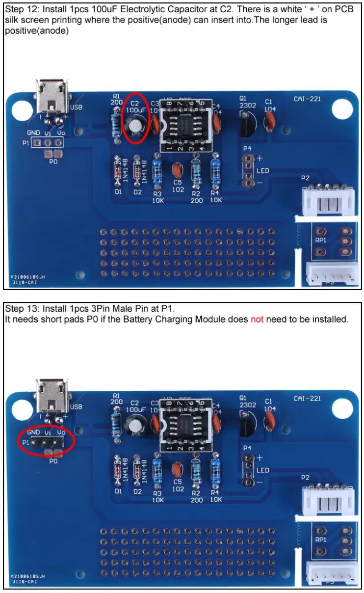 ICStation GY20781 1 LED Dimming Table Lamp DIY Kit-fig8