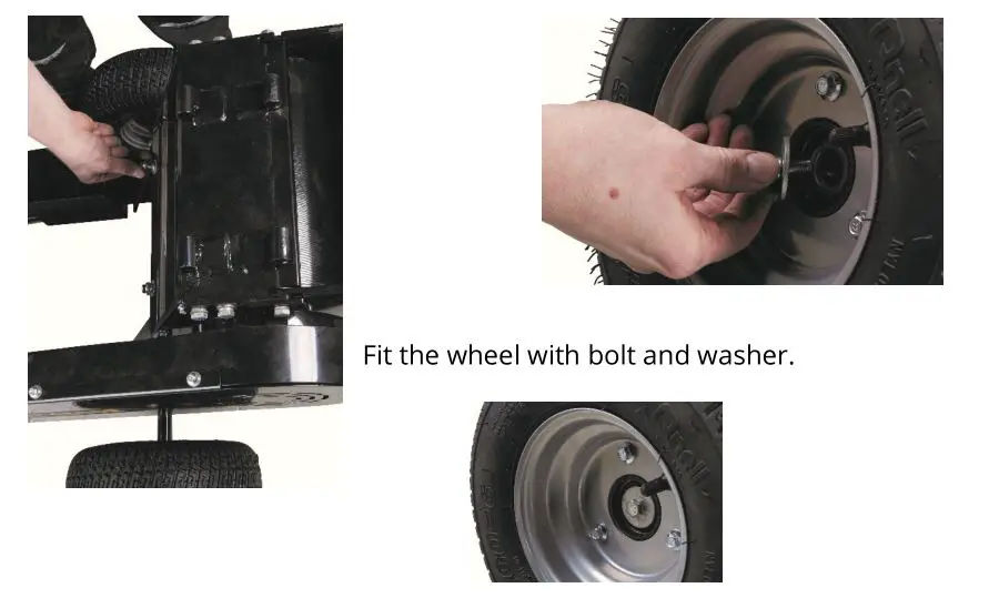 P-Lindberg 9062071 Wood Chipper - Attach wheels