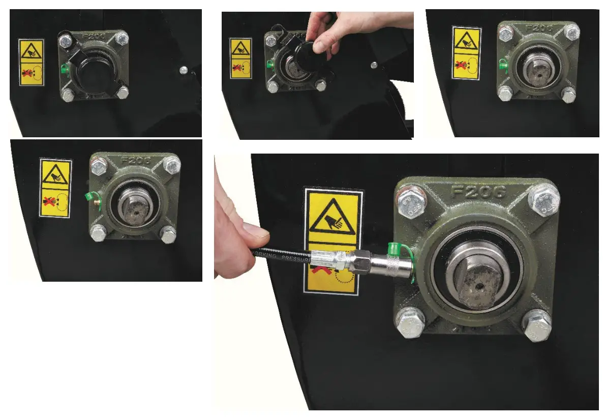 P-Lindberg 9062071 Wood Chipper - Lubrication of rotor