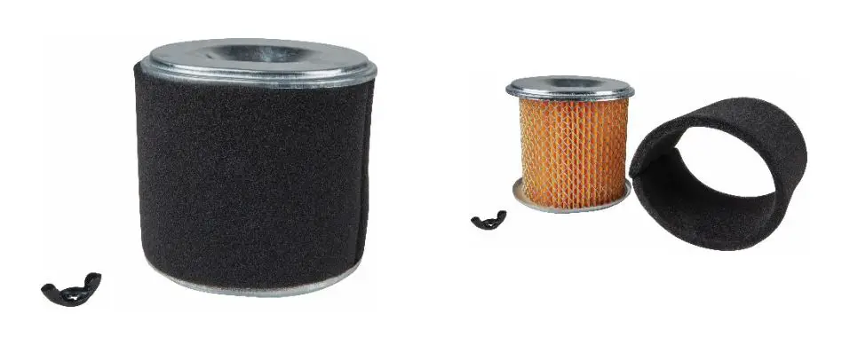 P-Lindberg 9062071 Wood Chipper - Remove the air filter cover by loosening the wing nut