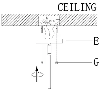 ZEVNI-A04701-Daryl-5-Light-Black-Brass-Transitional-Chandelier-FIG-9