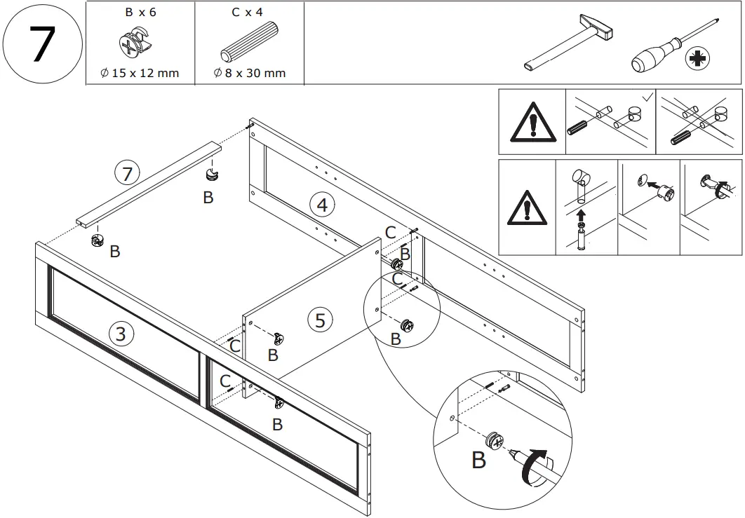 FUFU GAGA LJY-KF210189-01 Off-white Mdf 4-Shelf Bookcase - fig 12
