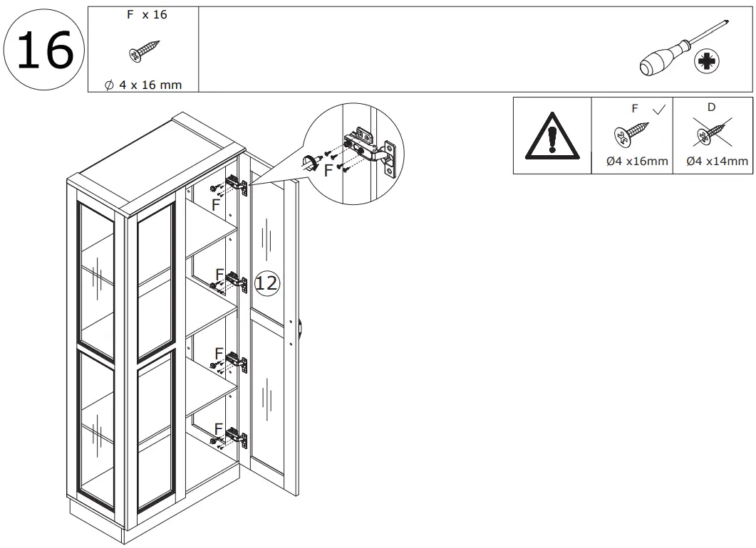 FUFU GAGA LJY-KF210189-01 Off-white Mdf 4-Shelf Bookcase - fig 21
