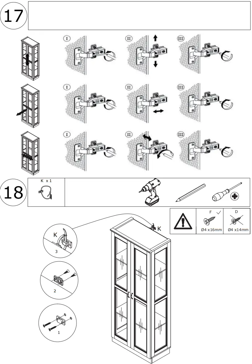 FUFU GAGA LJY-KF210189-01 Off-white Mdf 4-Shelf Bookcase - fig 22
