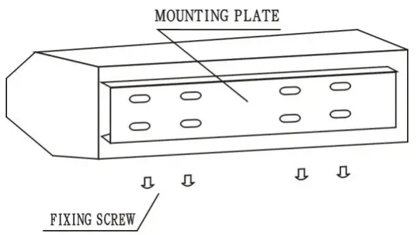 LAVEX INDUSTRIAL 687FM1506SS Air Curtains - mounting plate1