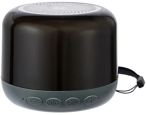 anko 43233823 Bluetooth Speaker Round with RGB