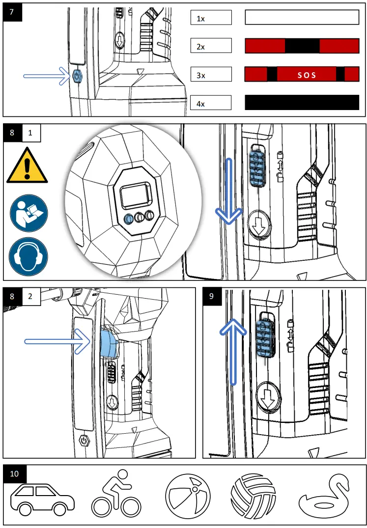 Westfalia 953957 Battery Powered 12V Air Pump - fig 4