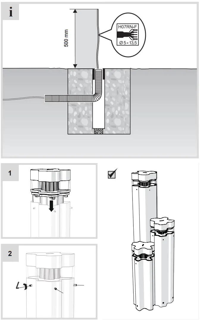 Artemide Logico Garden 3x120 Logico Triple Outdoor LED Garden Light - fig 2