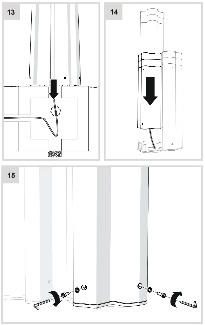 Artemide Logico Garden 3x120 Logico Triple Outdoor LED Garden Light - fig 8
