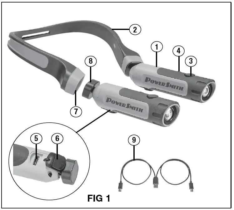 POWERSMITH-PNLR300M-300-Lumen-Rechargeable-LED-Neck-Light-FIG-1