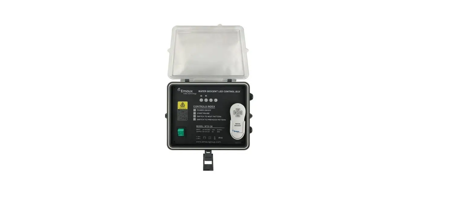 Emaux Wtd-cb Water Descent Control Box Instruction Manual