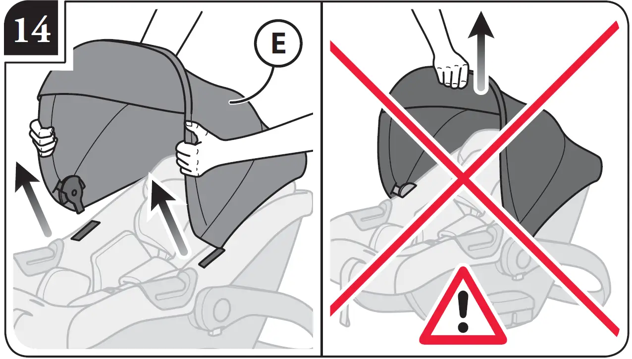 inglesina CAB 0+ Darwin Car Seats Instructions 15