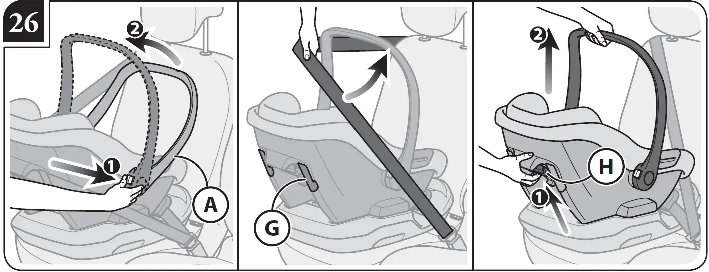 inglesina CAB 0+ Darwin Car Seats Instructions 27