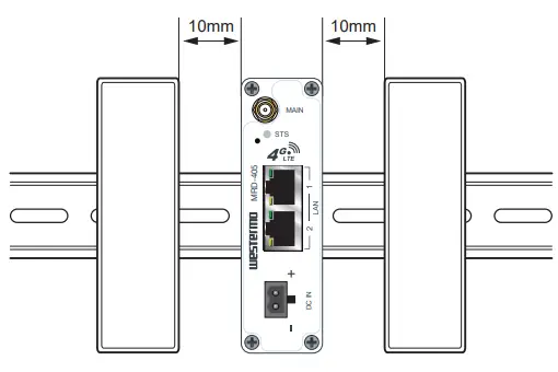 westermo MRD 405 Industrial 4G LTE Router - Cooling