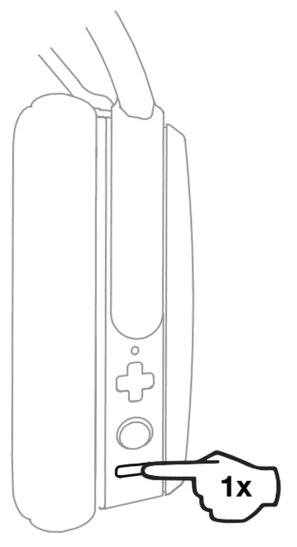Skullcandy Cassette Junior Volume Limiting Wired Headphones - volume down 1