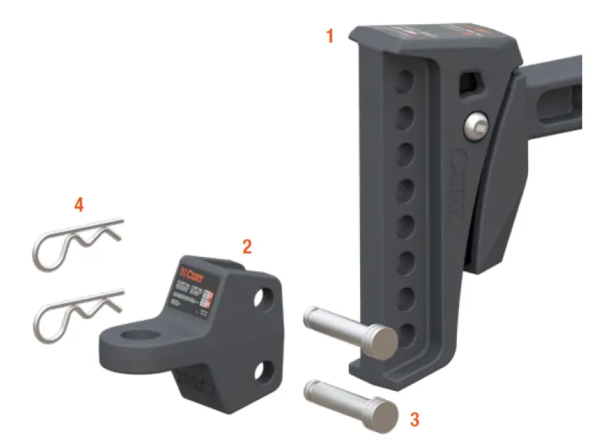 CURT-45969-85-Rebellion-XD-ShockDrop-Ball-Mount-FIG-3