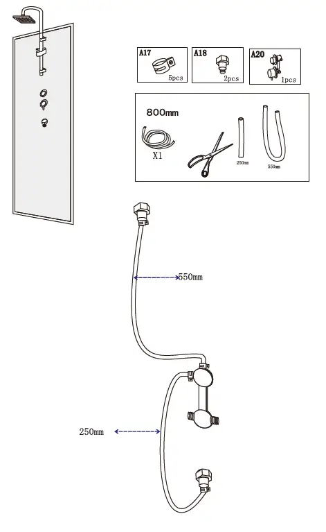 VIDALUX-Kontrast-800-Quadrant-Hydro-Shower-Cabin-FIG-6