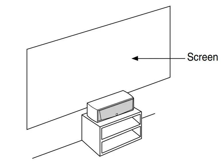 YAMAHA NS-C444 2-Way Center Channel Speaker - PLACING THE SPEAKER2