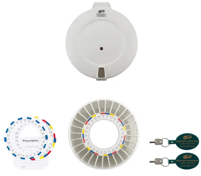 e-pill 991019 Medtime Locked Automatic Pill Dispenser
