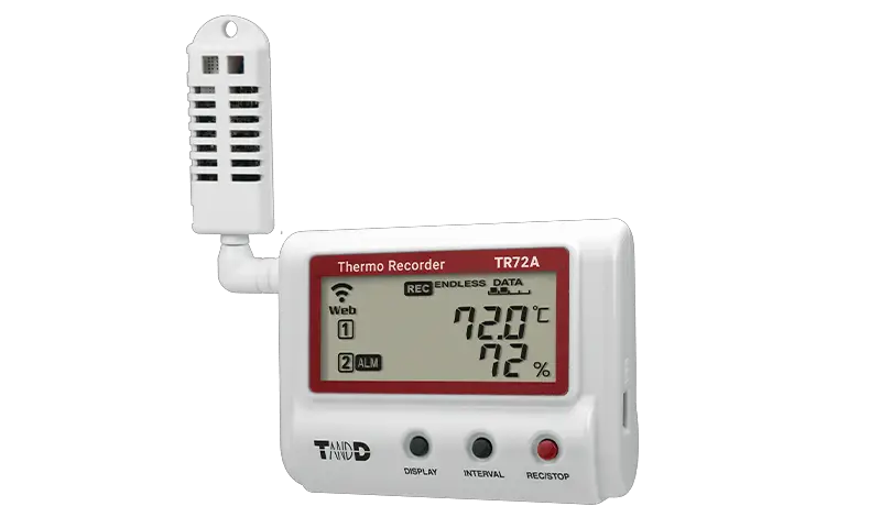 TANDD TR7 Series TR-71NW Thermo Recorder