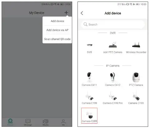 ZOSI C289 Pan Tilt Zoom WiFi Camera fig5